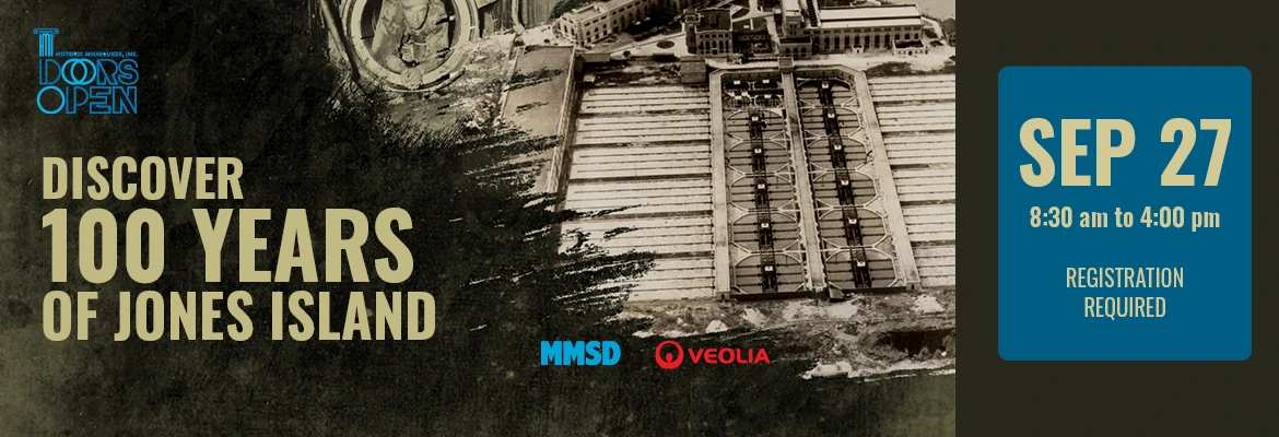 jones island water reclamation doors open graphic 2025