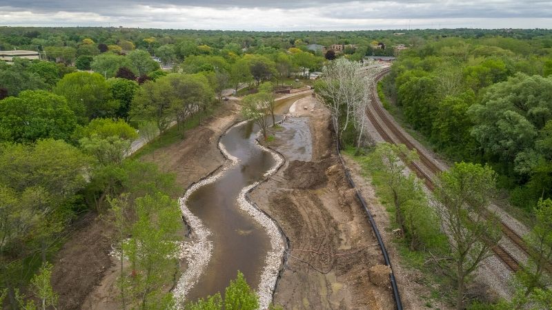 Underwood Creek flood mangment project