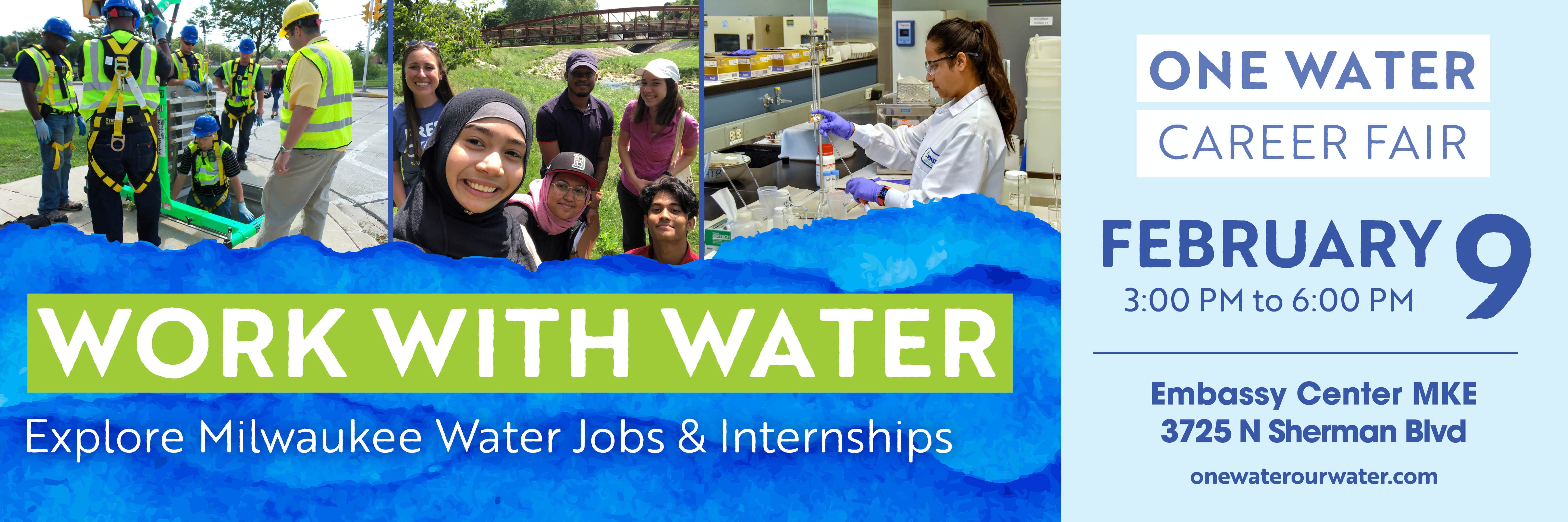 Work With Water Career Fair Milwaukee Jobs and Internships