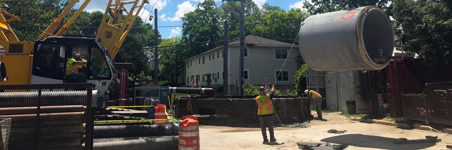 edgewood avenue construction on road