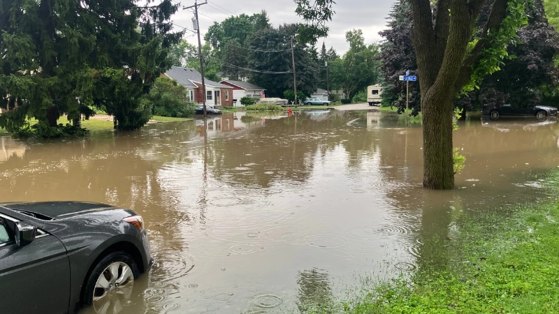 Flooding in the Milwaukee region during the August 2025 storms