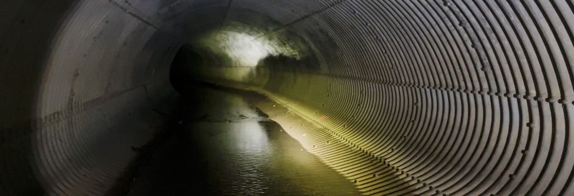 inside of a culvert at Wisconsin State Fair