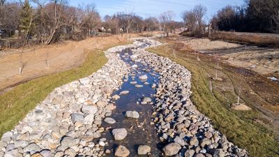 Rock Ravine for Flooding