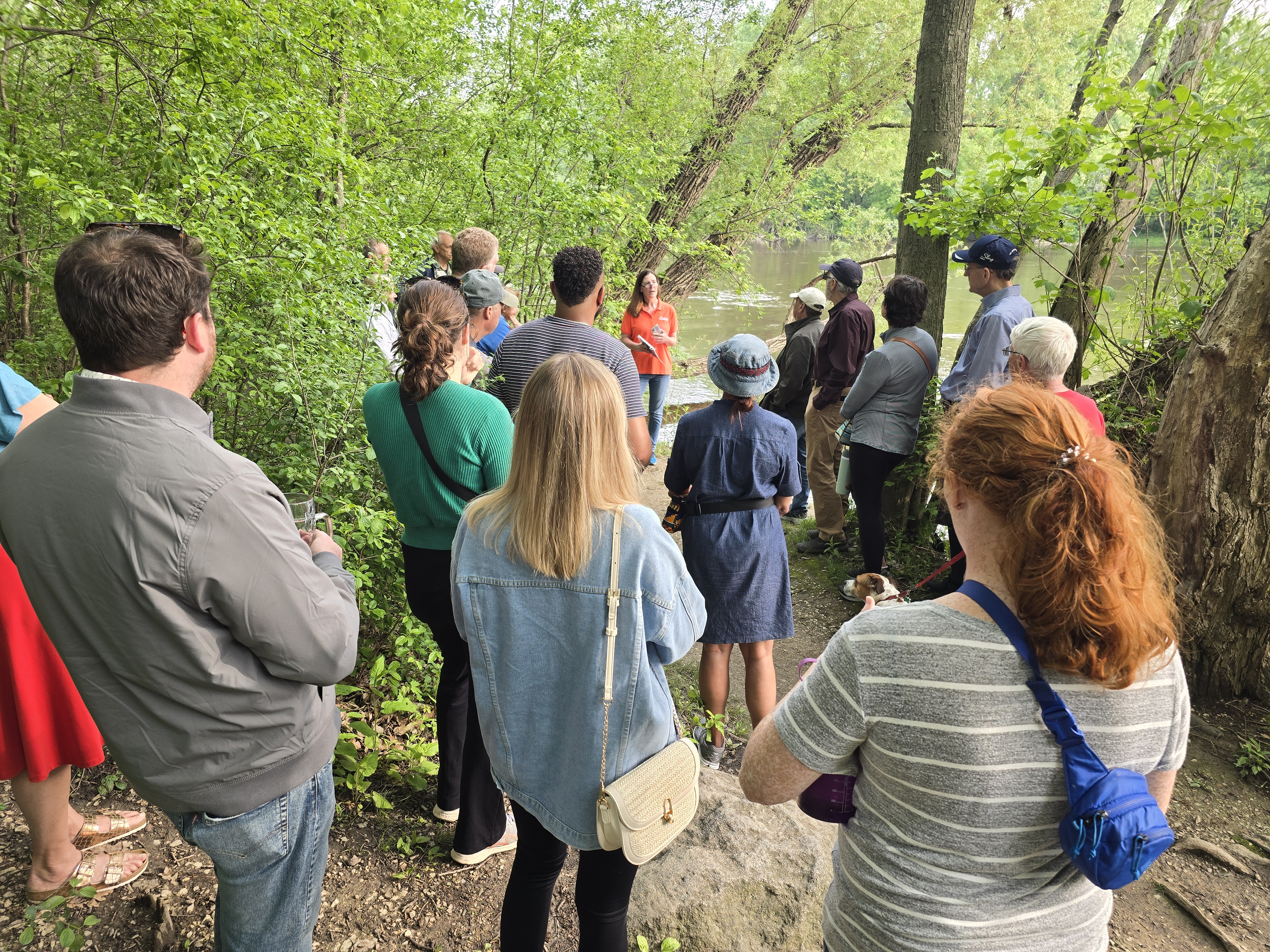 Community walk to learn about the project