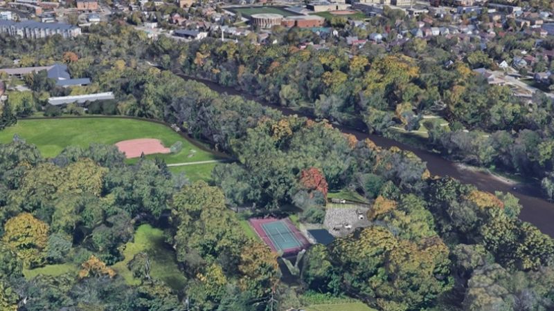 aerial view of basin h in milwaukee