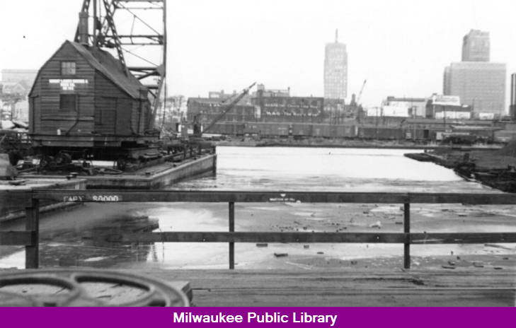 historic Menomonee River industrial image