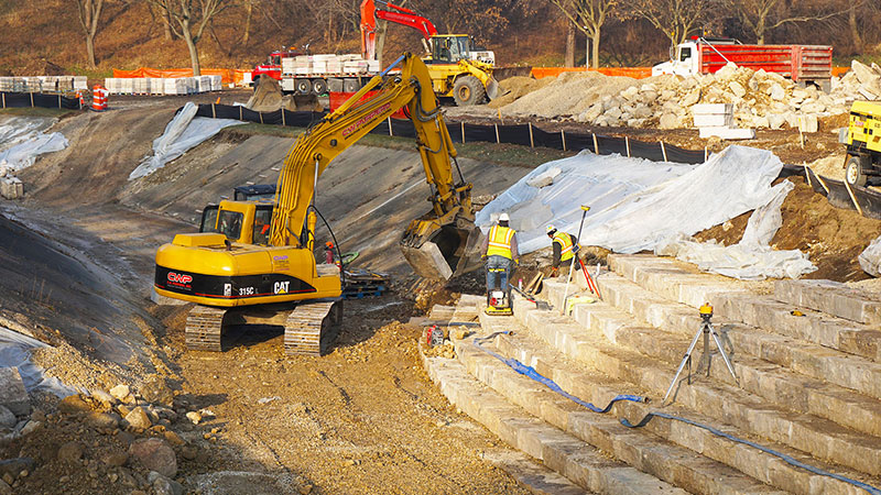 Flood Management Work in Pulaski Park