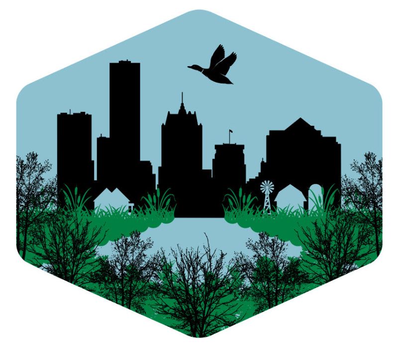 trees and water logo