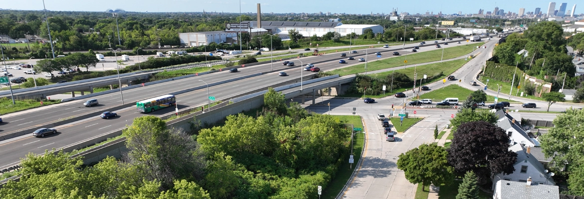 highway overpass in milwaukee