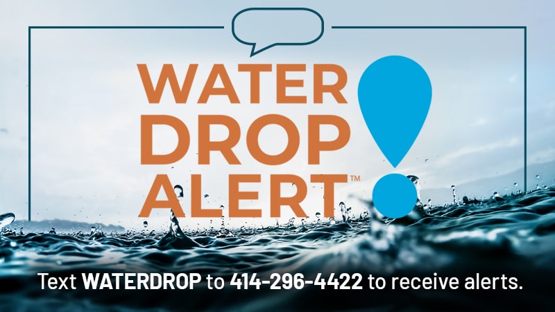 Water Drop Alert MIlwaukee Logo