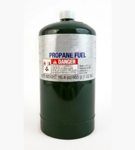 One pound propane tank