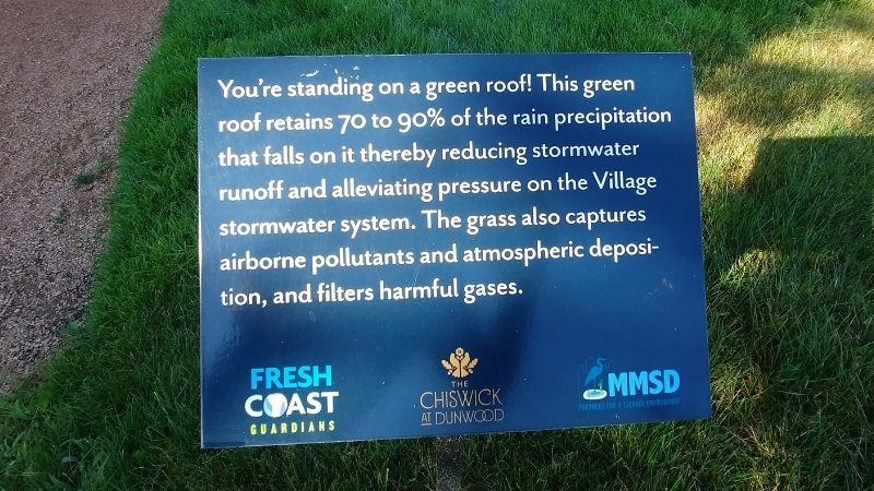 Green Roof Educational Signage